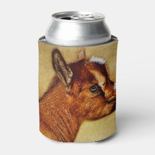 Nigerian Dwarf Dairy Goat Kind Blikjeskoeler (Blikje Voorkant)