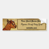 Nigerian Dwarf Dairy Goat Kind Bumpersticker (Voorkant)