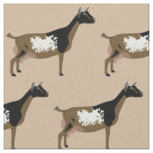 Nigerian Dwarf Dairy Goats on Tan Stof (Close Up)