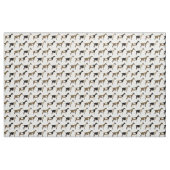 Nigerian Dwarf Dairy Goats on White Stof (Fat Quarter)
