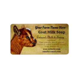 Nigerian Dwarf Kind Goat Milk Zeap Label