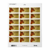 Nigerian Dwarf Kind Goat Milk Zeap Label (Full Sheet)