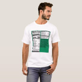 Nigerian Men Facts - Nutritional  T-shirt (Voorkant volledig)