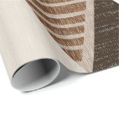 Nigerian patterns on a triangles background cadeaupapier (Rol Hoek)