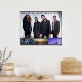 Nigh Horizon | Onbeweeglijk herdenkingsPoster Poster (Keuken)