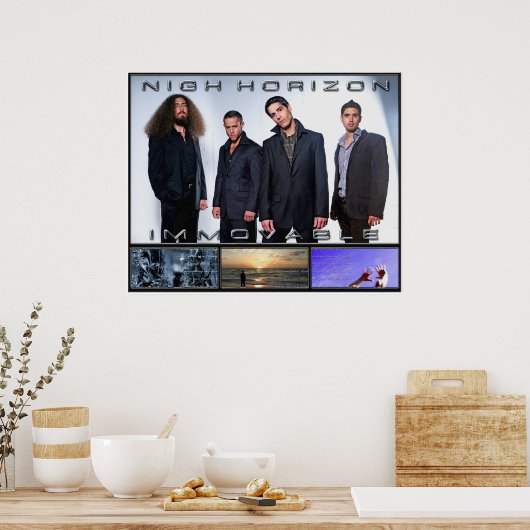 Nigh Horizon | Onbeweeglijk herdenkingsPoster Poster (Keuken)