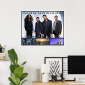 Nigh Horizon | Onbeweeglijk herdenkingsPoster Poster (Thuiskantoor)
