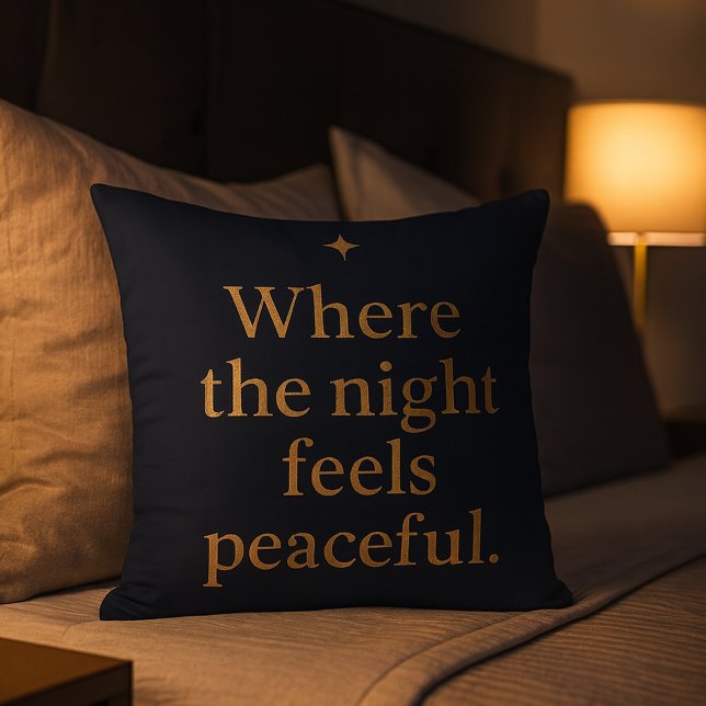 Night Aesthetic Pillow - Minimalist Kussen (Creator heeft geüpload)