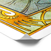 Night, Alphonse Mucha Poster (Hoek)