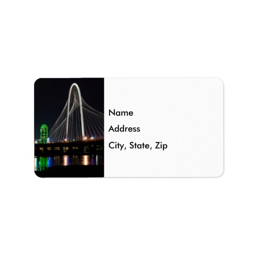 Night at Hunt Hill Address Label (Voorkant)