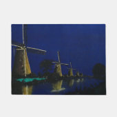 Night at Kinderdijk Deurmat (Voorkant)