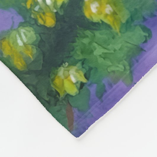 Night at the Well. Fleece Deken (Hoek)