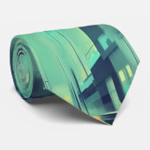 Night azure street stropdas (Opgerold)