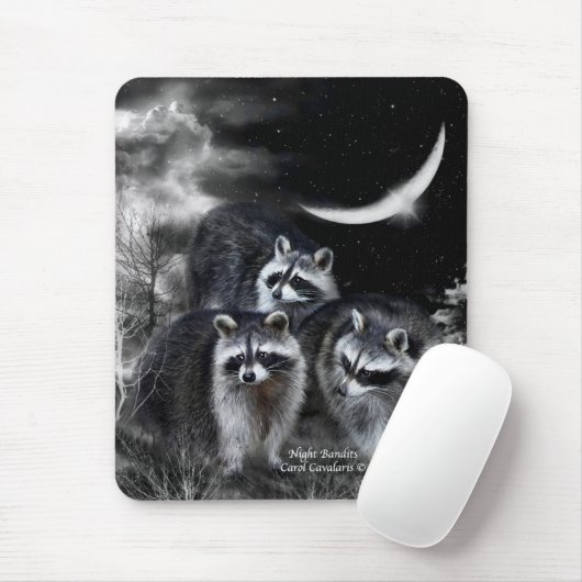 Night Bandits Art Mousepad Muismat (Met muis)