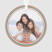 Night Before Christmas 4 Kousen met FOTO Ornament (achterkant)