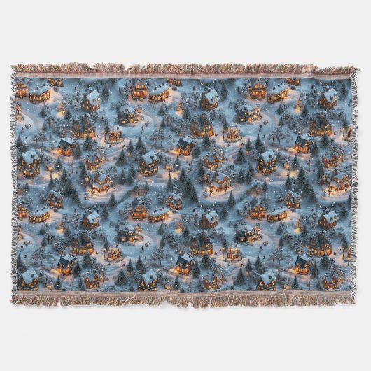 Night Before Christmas - Twilight Serenity  Deken (Voorkant)