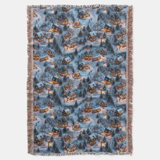 Night Before Christmas - Twilight Serenity  Deken (Voorkant Verticaal)
