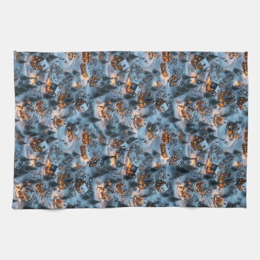 Night Before Christmas - Twilight Serenity  Theedoek (Horizontaal)