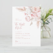 Night Before stoffig roos floral Kaart (Staand voorkant)