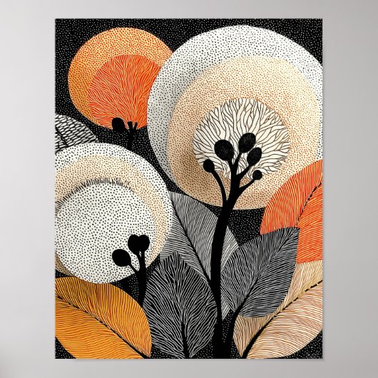 Night Bloom #1 - 4x5 Digitale Download Poster (Voorkant)