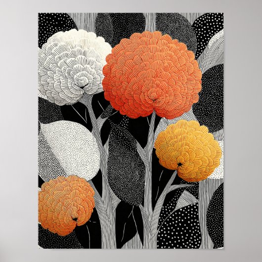 Night Bloom #5 - 4x5 Digitale Download Poster (Voorkant)