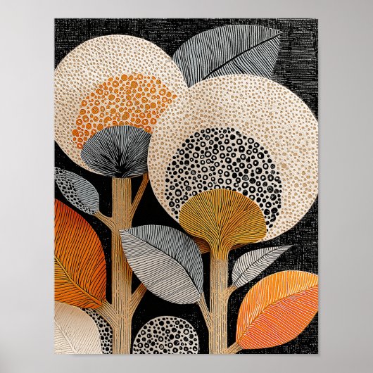 Night Bloom #6 - 4x5 Digitale Download Poster (Voorkant)