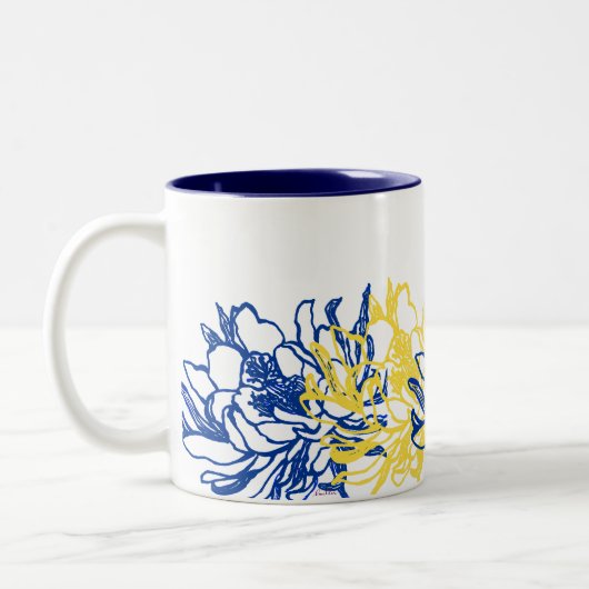 Night Blooming Cereus Coffee Mok (Links)