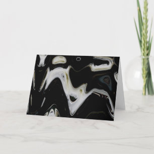 Night-Blooming Cerius Abstracte-notitiekaart Feestdagen Kaart