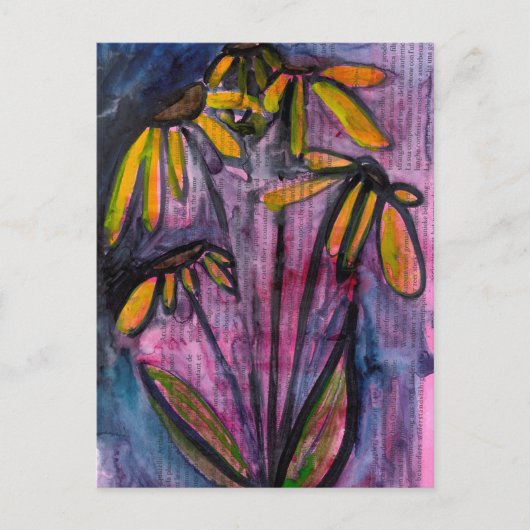 Night Blooms Briefkaart (Voorkant)