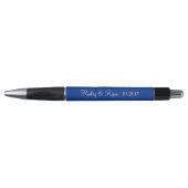 Night Blue Personalized Wedding Favors Pen (Voorkant)