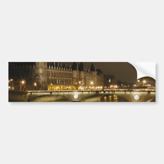 Night Bridge Bumpersticker (Voorkant)