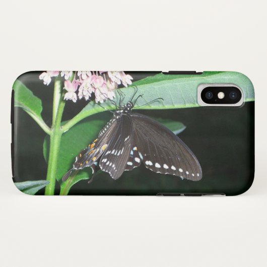 Night Butterfly Black Swallowtail bij Shenandoah Case-Mate iPhone Case (Achterkant (horizontaal))