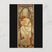 Night - by Alphonse Mucha Briefkaart (Voorkant)