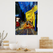Night Cafe 1915 Poster (Keuken)