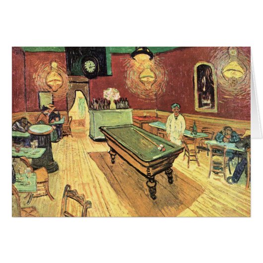 Night Cafe, plaats Lamartine door Vincent van Gogh (Voorkant Horizontaal)