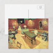 Night Cafe, plaats Lamartine door Vincent van Gogh Briefkaart (Voorkant / Achterkant)