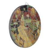 Night Cafe, plaats Lamartine door Vincent van Gogh Dartbord (Voorkant Links)