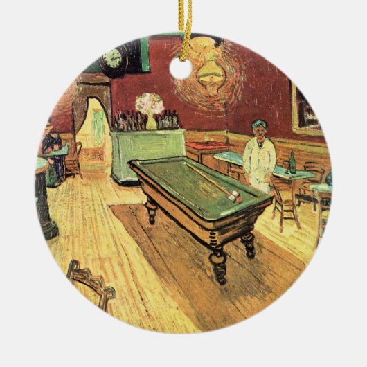 Night Cafe, plaats Lamartine door Vincent van Gogh Keramisch Ornament (Voorkant)
