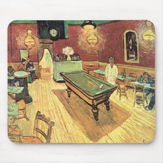 Night Cafe, plaats Lamartine door Vincent van Gogh Muismat (Voorkant)