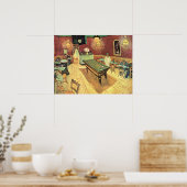 Night Cafe, plaats Lamartine door Vincent van Gogh Poster (Keuken)
