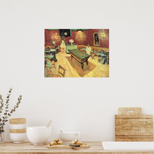 Night Cafe, plaats Lamartine door Vincent van Gogh Poster (Keuken)