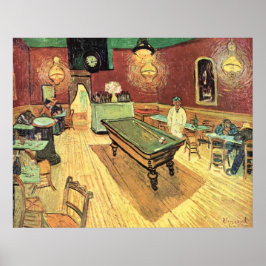 Night Cafe, plaats Lamartine door Vincent van Gogh Poster