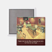 Night Café, Place Lamartine van Vincent van Gogh Magneet (Voorkant / Achterkant)