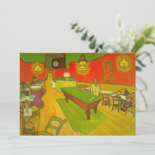 Night Cafe van Vincent van Gogh (Staand voorkant)
