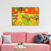 Night Cafe van Vincent van Gogh Canvas Afdruk (Insitu (Woonkamer))