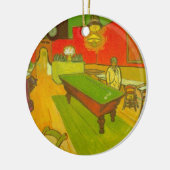 Night Cafe van Vincent van Gogh Keramisch Ornament (Links)