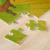 Night Cafe van Vincent van Gogh Legpuzzel (Zijkant)