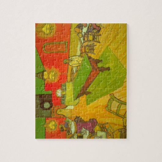 Night Cafe van Vincent van Gogh Legpuzzel (Verticaal)