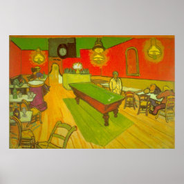 Night Cafe van Vincent van Gogh Poster