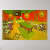 Night Cafe van Vincent van Gogh Poster (Voorkant)